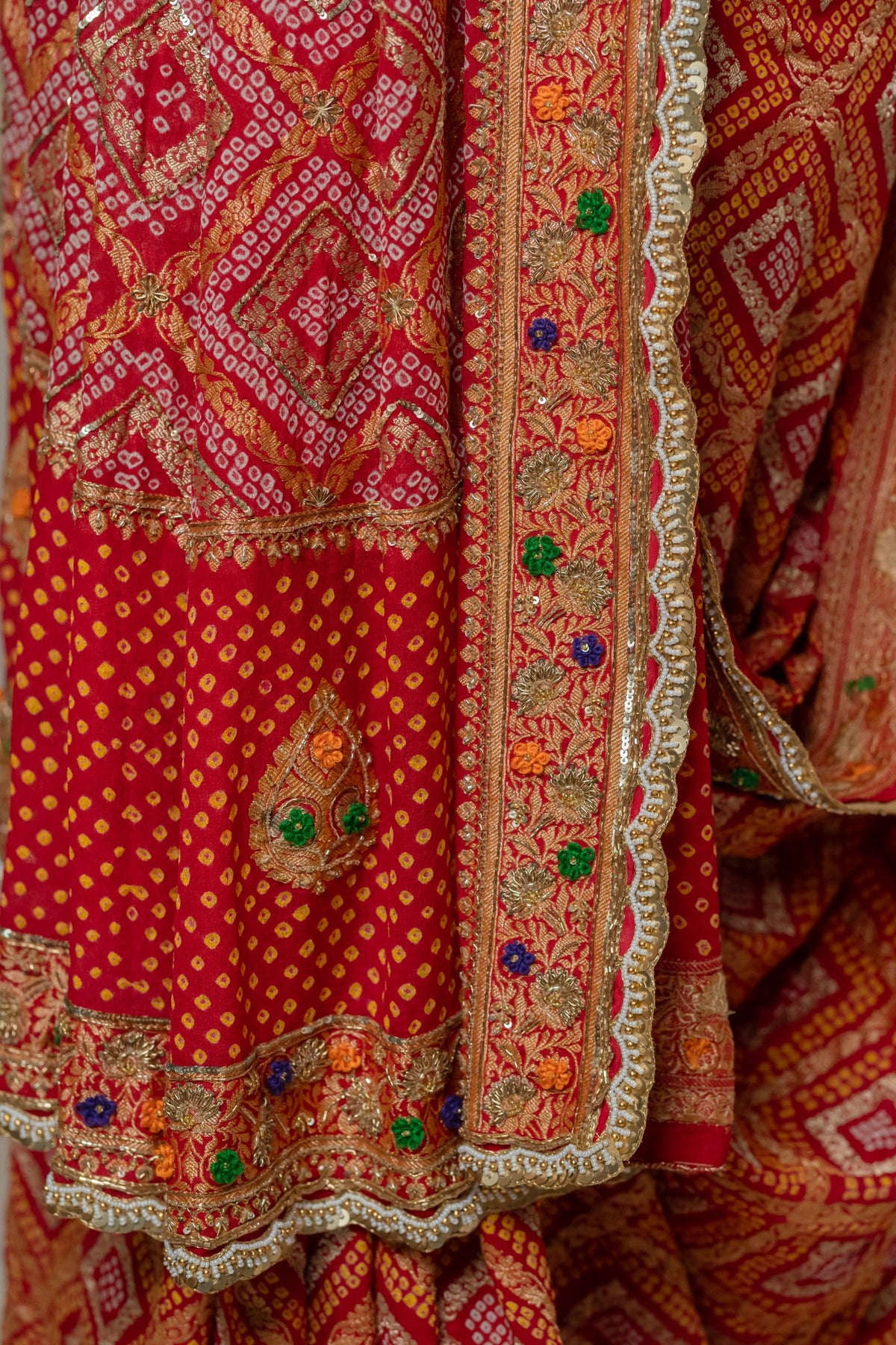 Raga Bandhej Saree