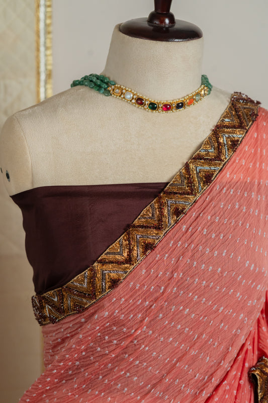 Shyama Chanderi Saree
