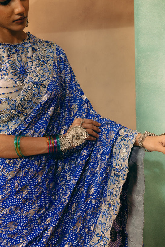 Aparajita Bandhani Saree