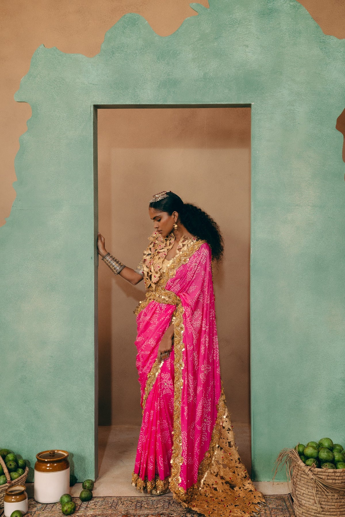 Ginni Bandhej Saree