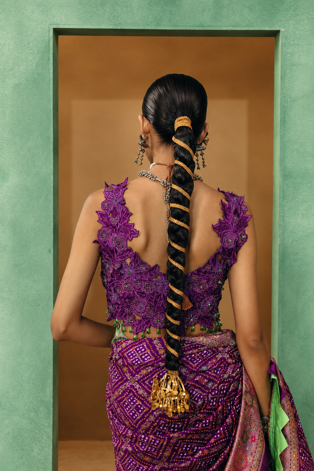 Tarang Bandhej Saree
