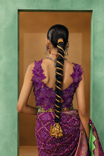 Tarang Bandhej Saree