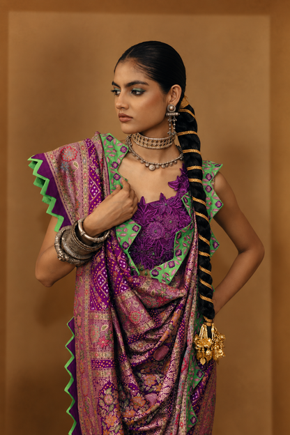 Tarang Bandhej Saree