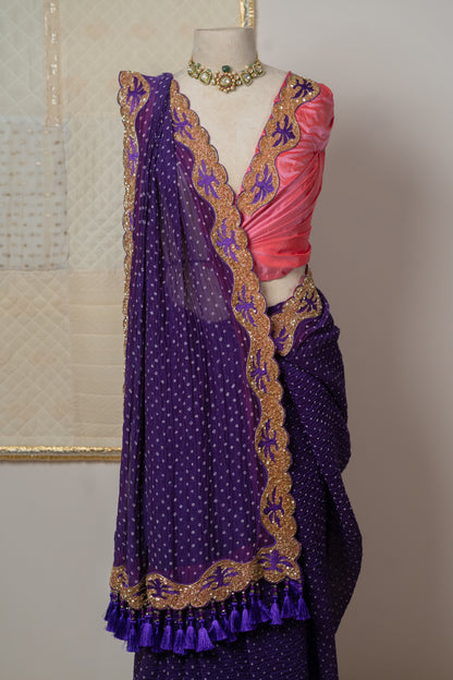 Kavya Bandhni Saree