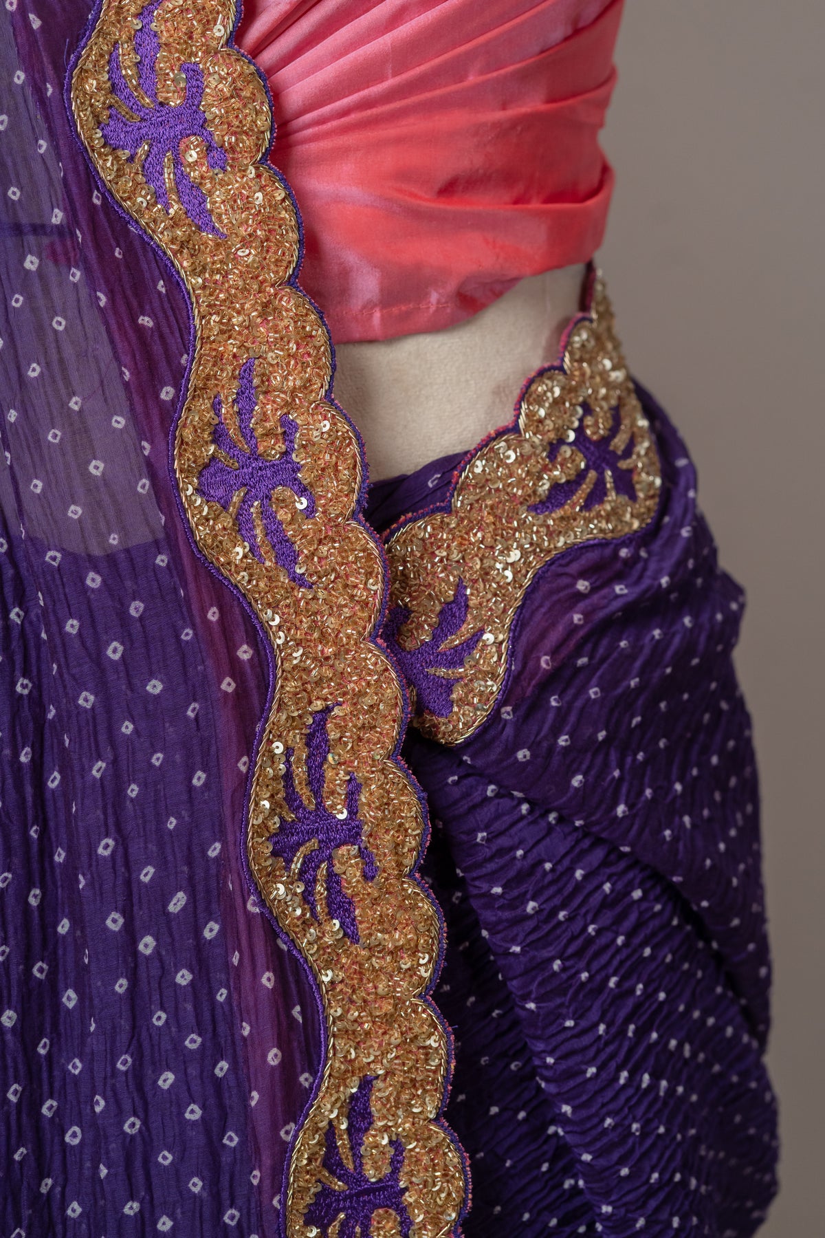 Kavya Bandhni Saree