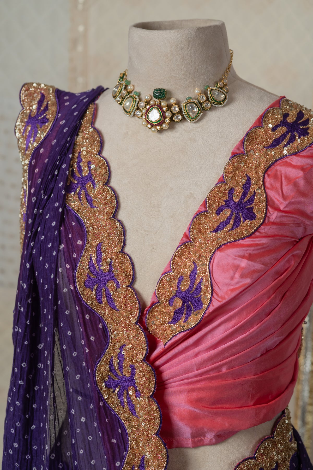 Kavya Bandhni Saree