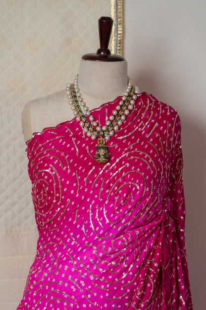 Chhavi Rai Bandhej Saree
