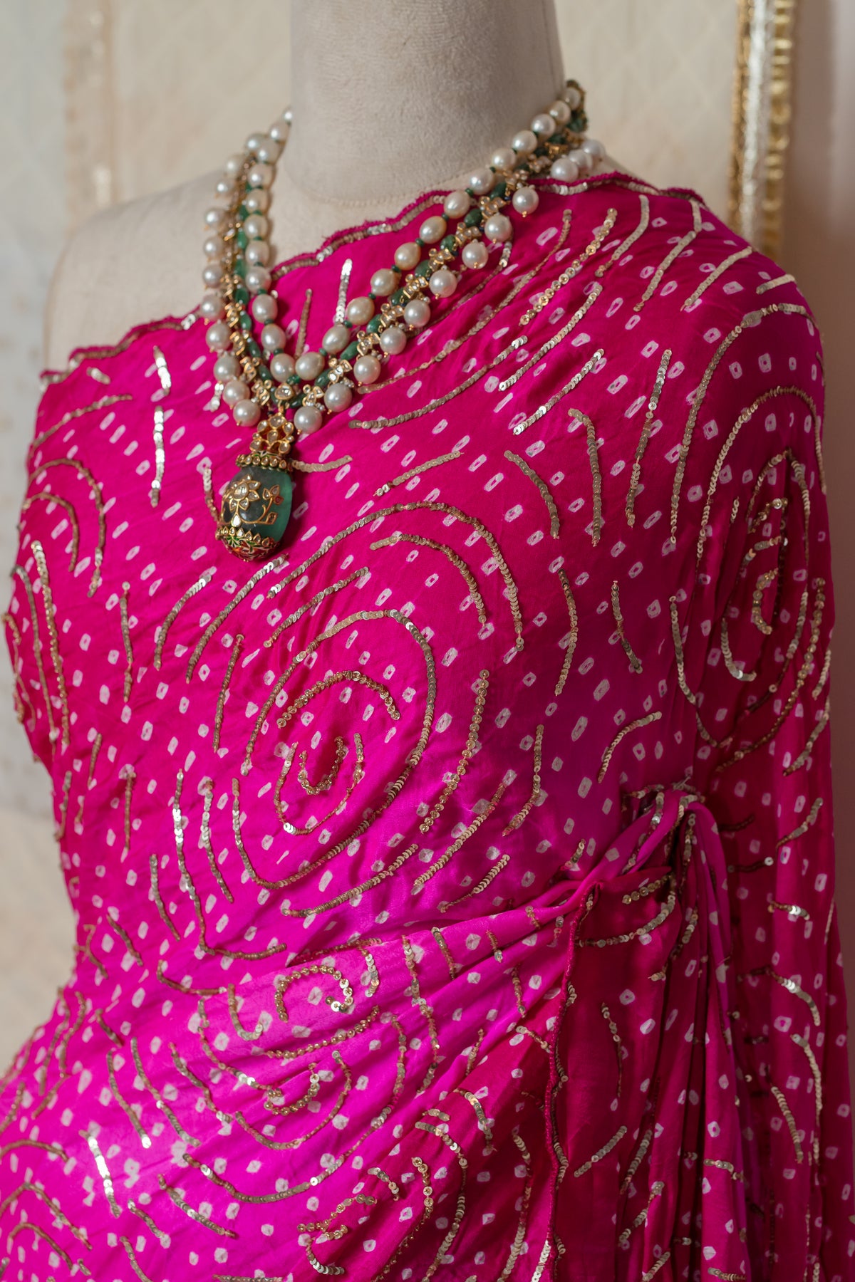 Chhavi Rai Bandhej Saree