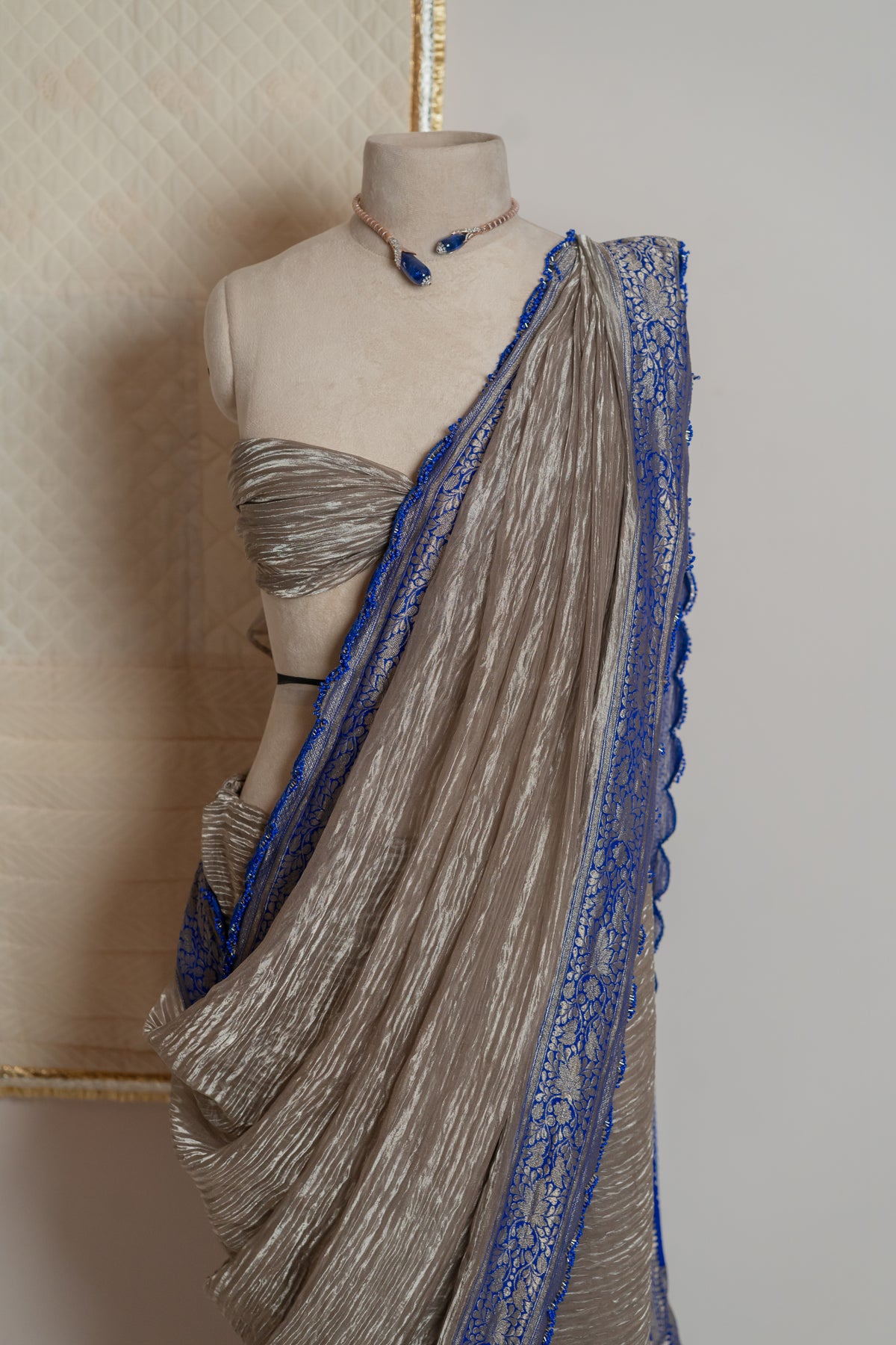 Indrajaal Bandhej Banarasi Saree