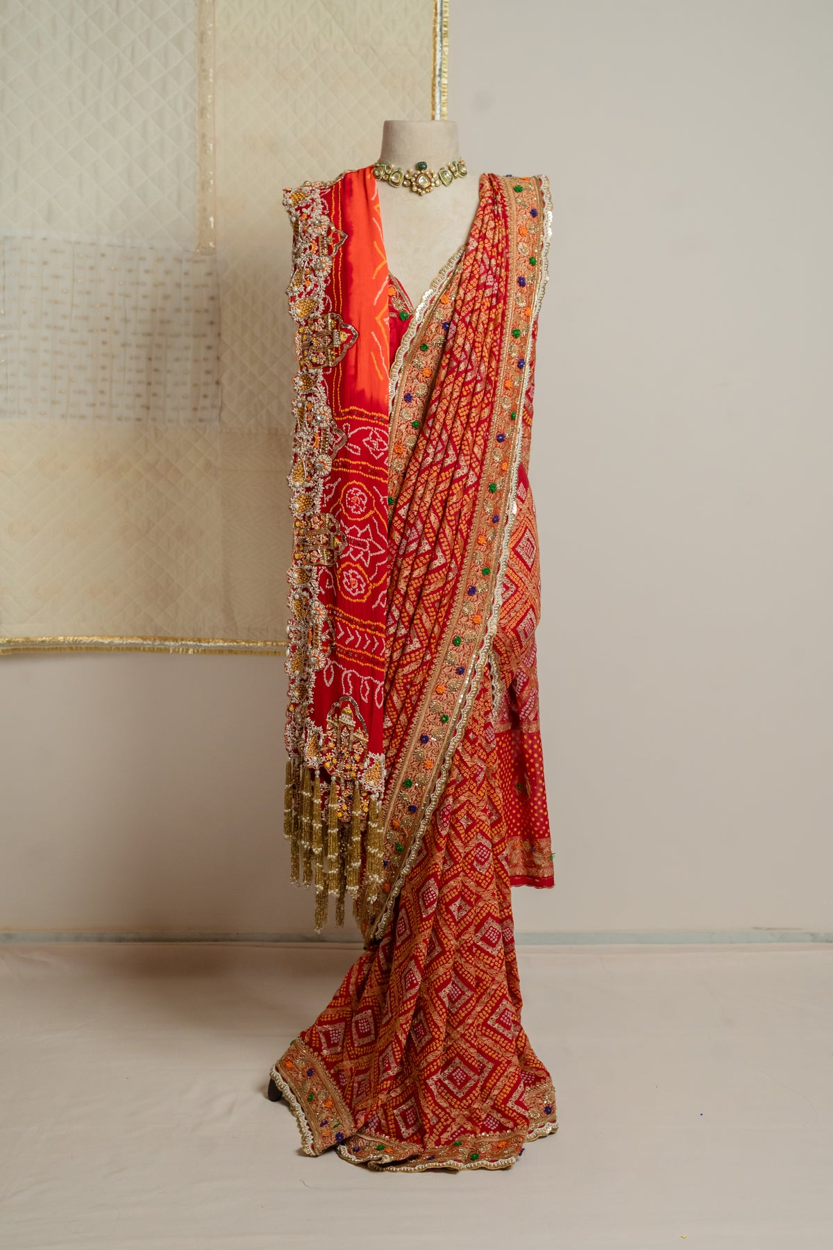Raga Bandhej Saree