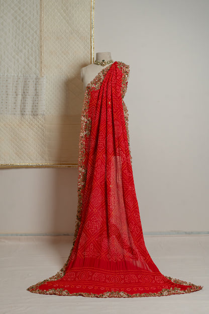 Raktima Bandhani Dupatta