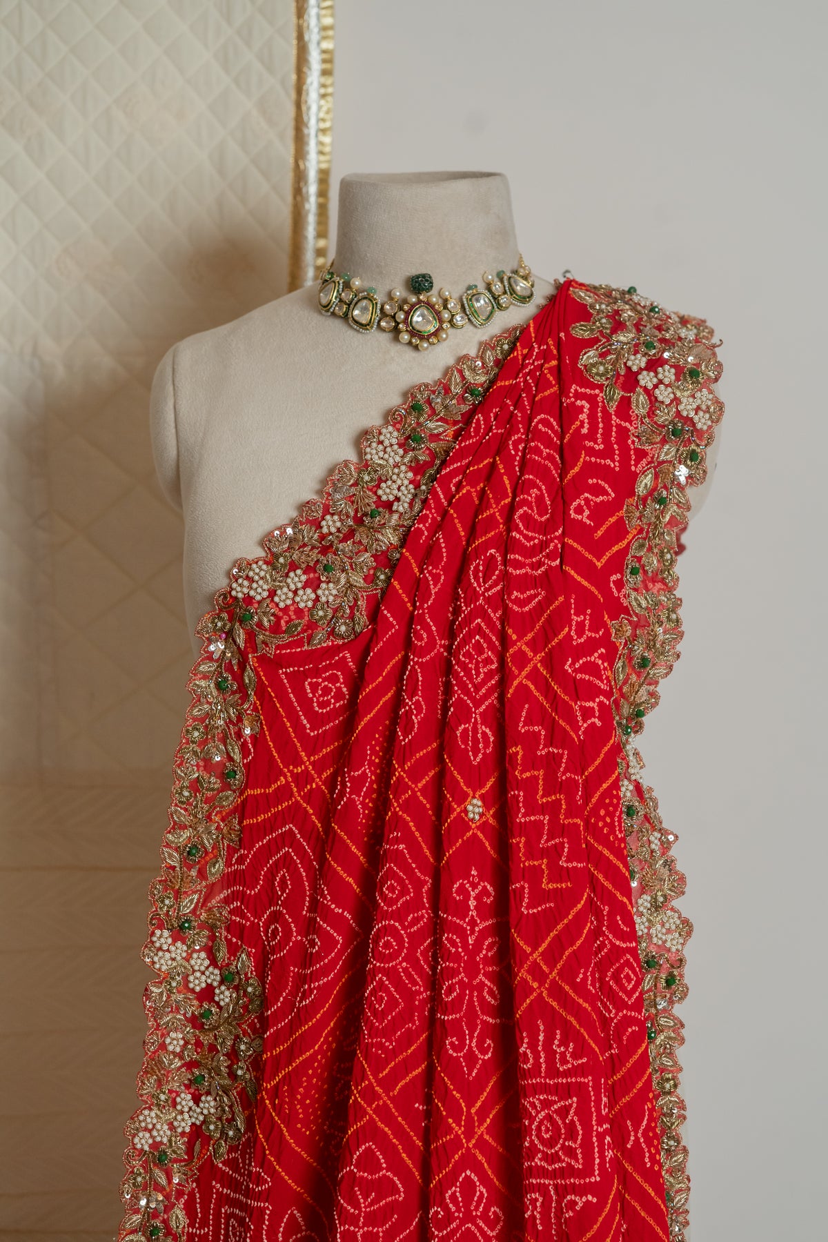 Raktima Bandhani Dupatta