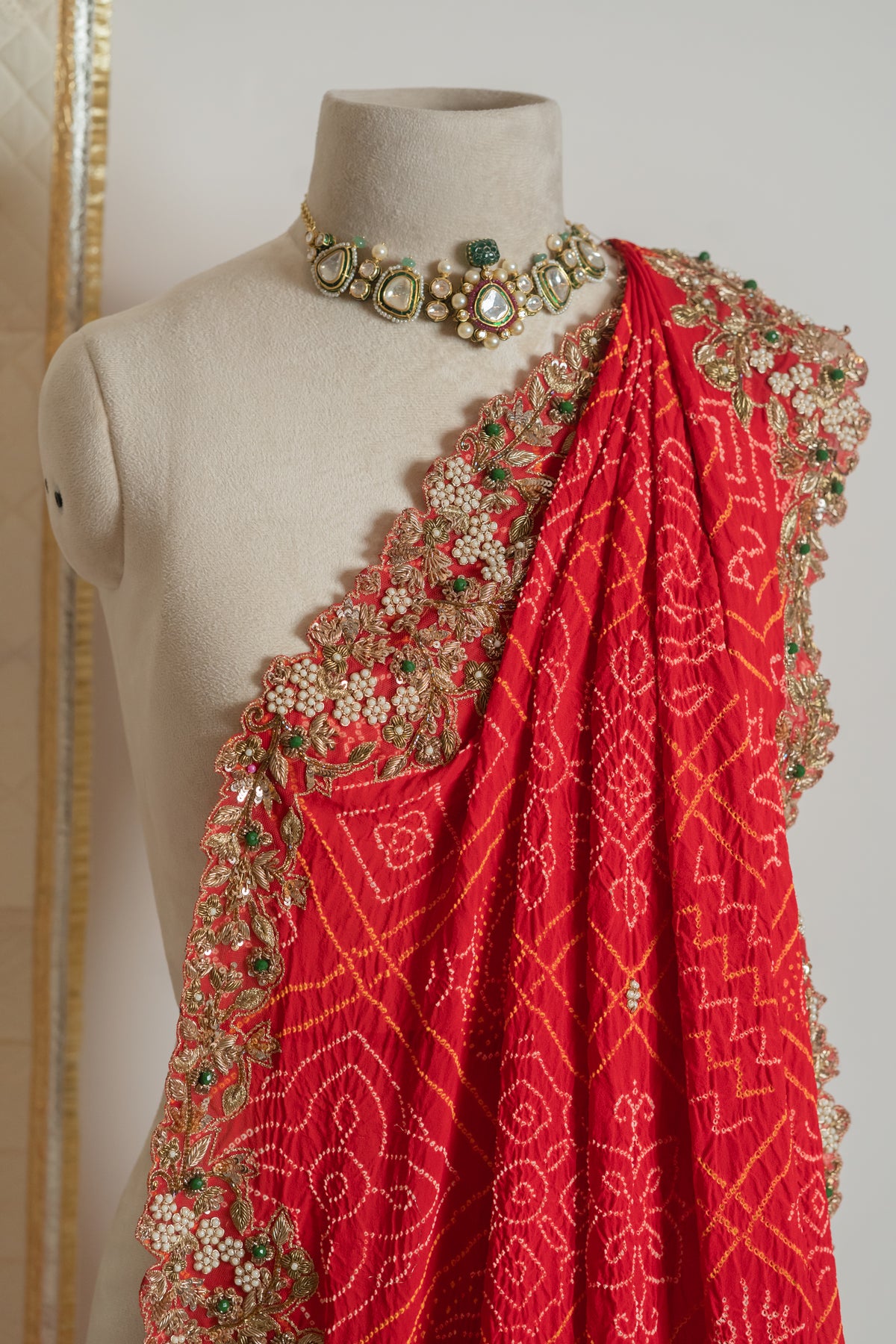 Raktima Bandhani Dupatta