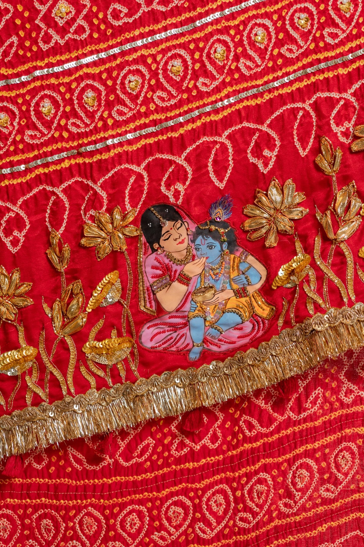 Vatsalya Pichwai Bandhej Dupatta