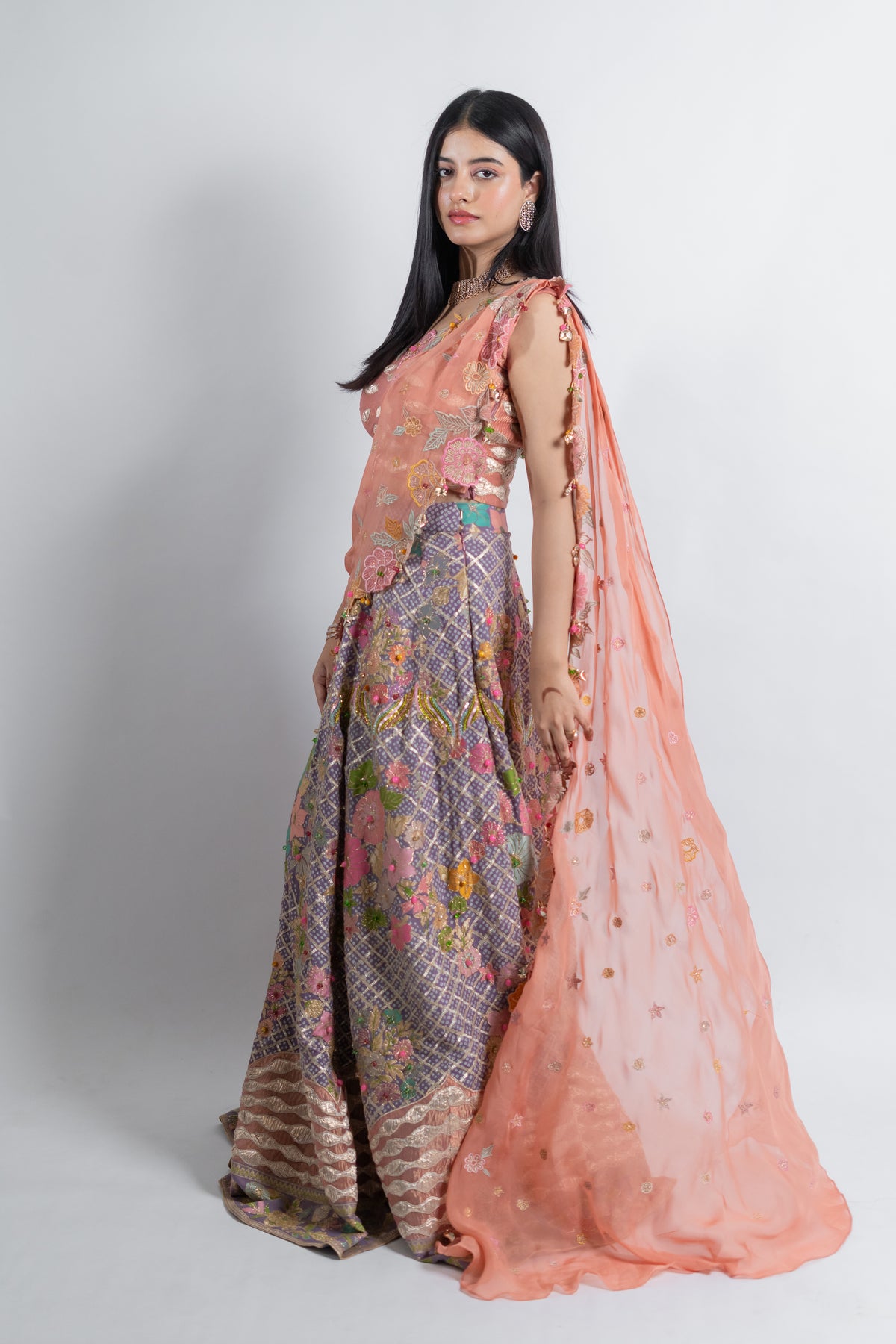 Sharvati Rai Bandhej Lehenga