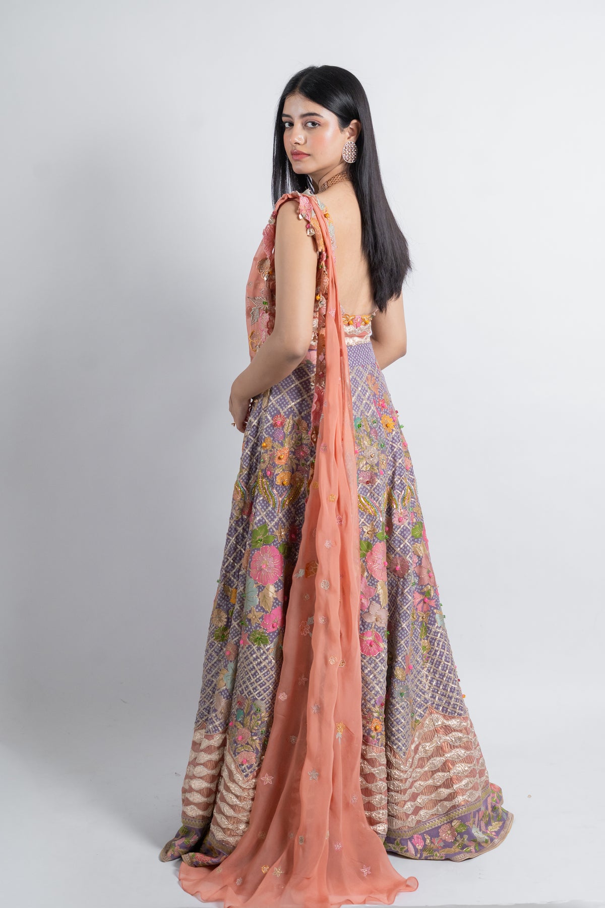 Sharvati Rai Bandhej Lehenga